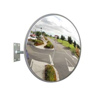 Made in Czech Republic Safety Traffic Mirror,Outdoor Universal With Cap Convex Security Mirror 32 Include Mounting Bracket,Heavy Duty