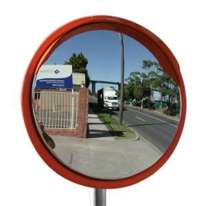 32" Outdoor Stainless Steel Road Mirror
