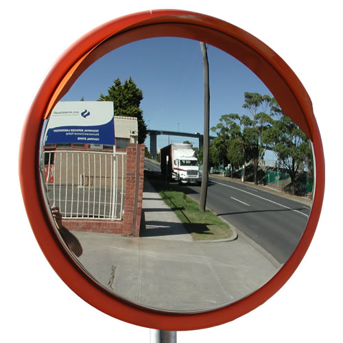 40" Outdoor Stainless Steel Road Mirror