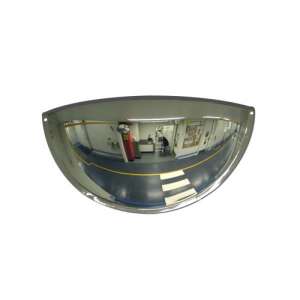 20" Stainless Steel Half Dome Mirror 