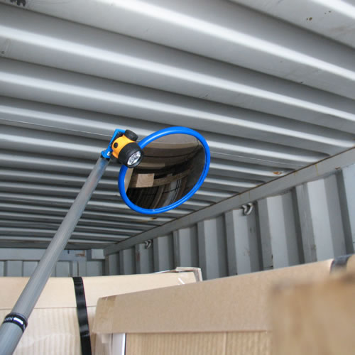 9" Portable Inspection Mirror Long Handle
