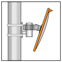j-bracket pillar mounting