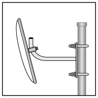 j-bracket pole mounting