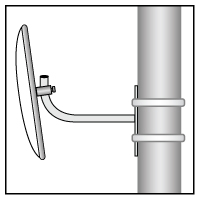 j-bracket extra large pole mounting