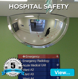 hospital safety convex mirrors